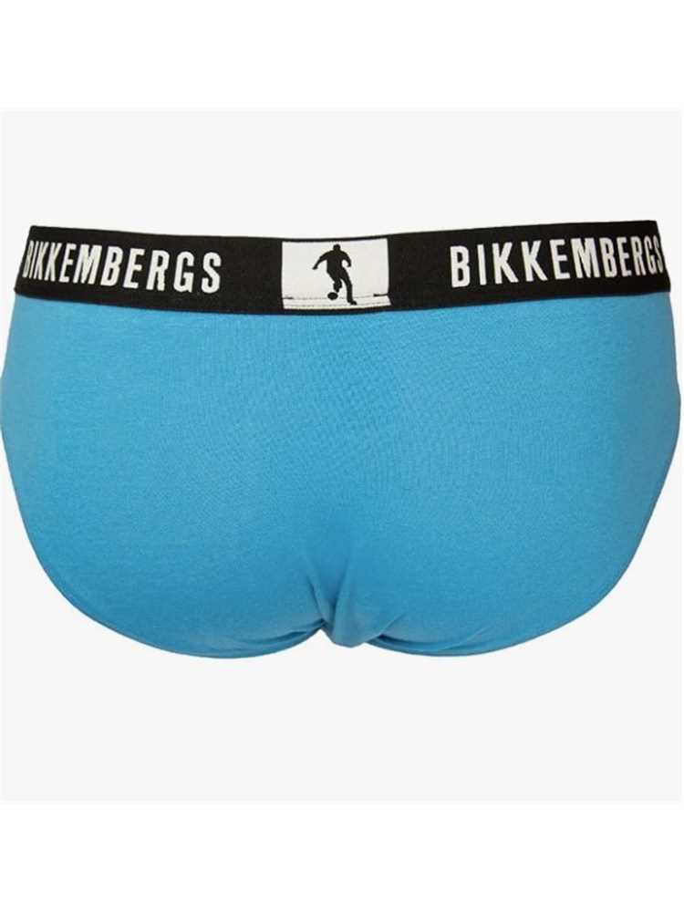 Pack 2 slip Bikkembergs in cotone ocean