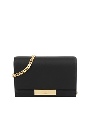 Tracolla nero Elisabetta franchi con catena groumette in DONNA