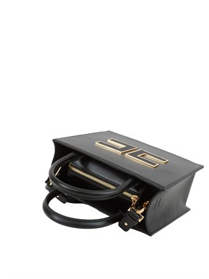 Tote piccola nero Elisabetta Franchi con logo in DONNA