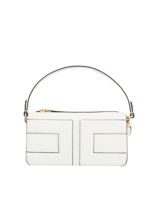 Borsa bianco Elisabetta Franchi con logo in DONNA