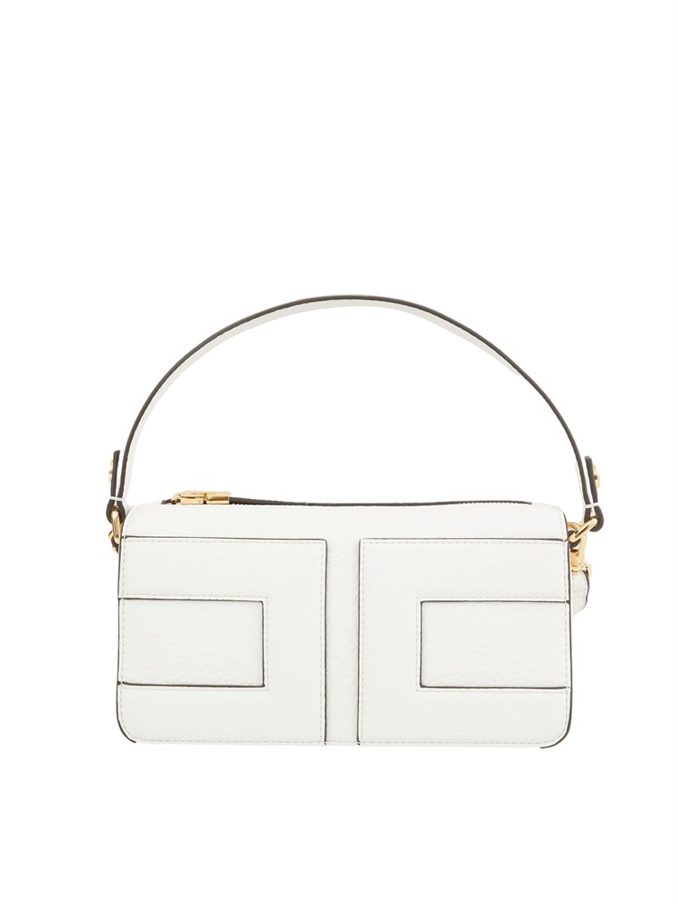 Borsa bianco Elisabetta Franchi con logo