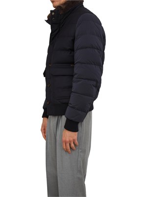 Giubbino Moorer uomo Fantoni in tessuto idrorepellente blu in UOMO