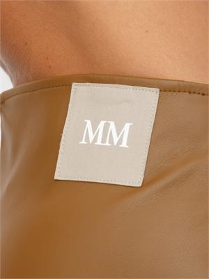 Gonna a tubino Max Mara MM effetto nappa cuoio in DONNA