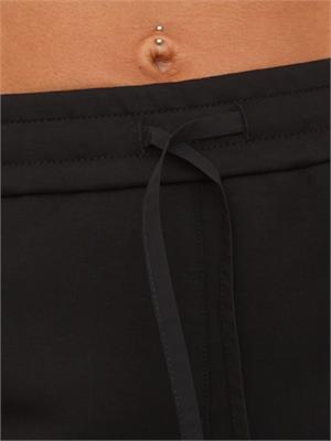 Pantalone tuta Max Mara MM in jersey di cotone nero in DONNA