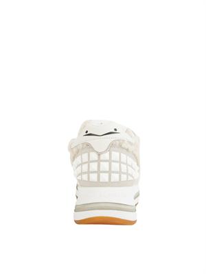 Snerakers donna Voile Blanche in suede e sintetico effetto pelliccia grigio tortora in DONNA