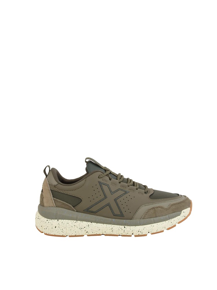 Sneakers Munich Kava 25 in pelle verde