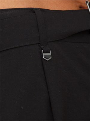 Pantaloni Antony Morato relaxed ft in misto viscosa nera in UOMO