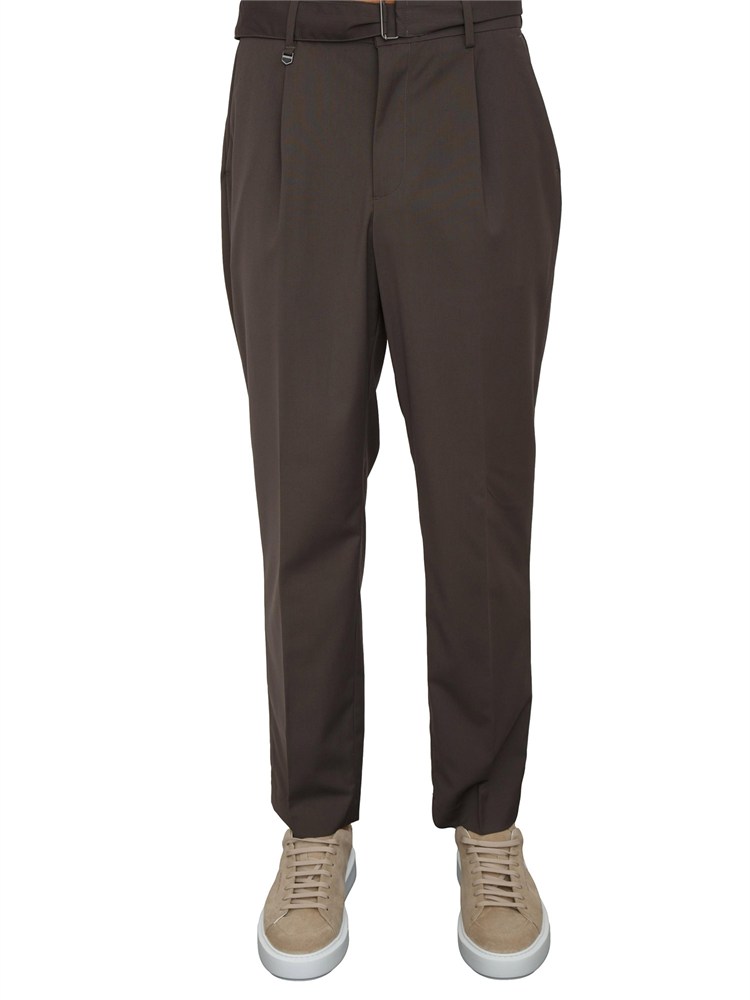 Pantaloni Antony Morato relaxed ft in misto viscosa verde militare