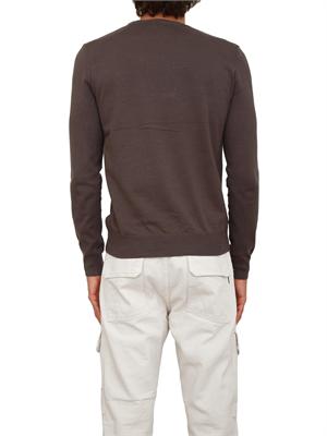 Maglia Antony Morato slim fit in misto viscosa verde con patch logata in UOMO