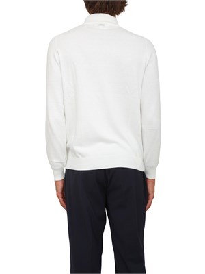 Maglia collo alto Antony Morato relaxed fit in misto viscosa bianca in UOMO