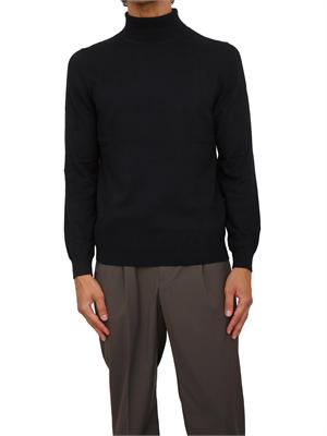 Maglia collo alto Antony Morato relaxed fit in misto viscosa blu in UOMO