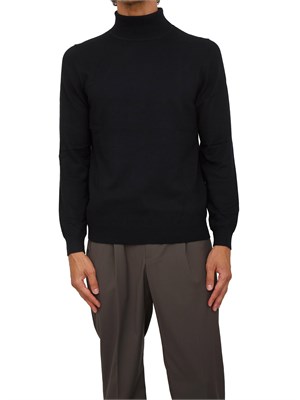 Maglia collo alto Antony Morato relaxed fit in misto viscosa blu in UOMO