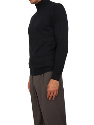 Maglia collo alto Antony Morato relaxed fit in misto viscosa blu in UOMO