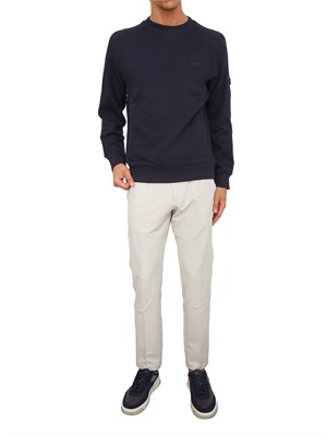 Pantaloni Boss uomo in tessuto tecnico beige in UOMO