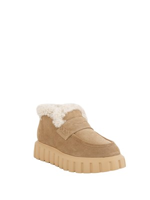 Stivaletto donna Voile Blanche in suede beige e sintetico foderato internamente in DONNA