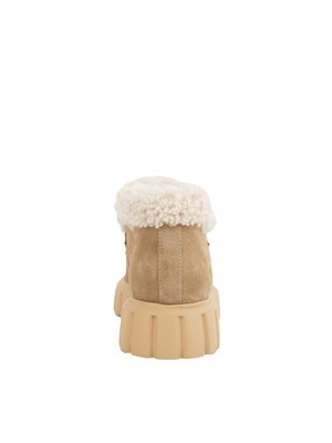 Stivaletto donna Voile Blanche in suede beige e sintetico foderato internamente in DONNA