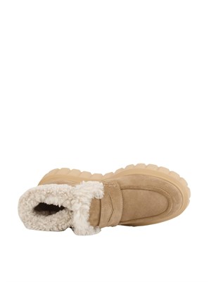 Stivaletto donna Voile Blanche in suede beige e sintetico foderato internamente in DONNA