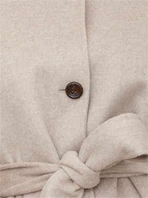 Cappotto Liu Jo donna in panno misto lana beige in DONNA