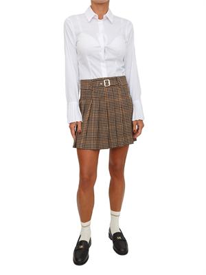 Camicia Liu Jo donna in popeline bianco con polsi plissÉ in DONNA