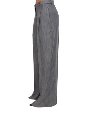 Pantaloni a palazzo Liu Jo donna in lyocell grigio in DONNA