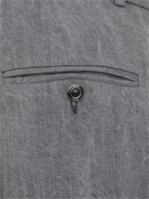 Pantalone bermuda Liu Jo donna in denim di lyocell grigio in DONNA