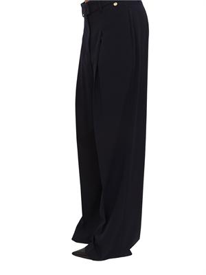 Pantaloni palazzo Liu Jo donna in viscosa stretch blu in DONNA