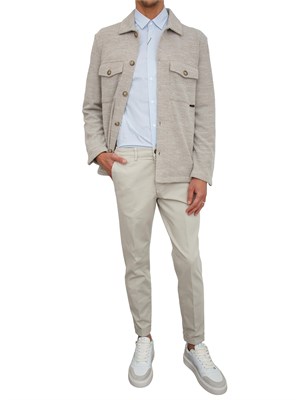 Camicia giacca Liu Jo uomo in misto cotone con patch gomiti in UOMO