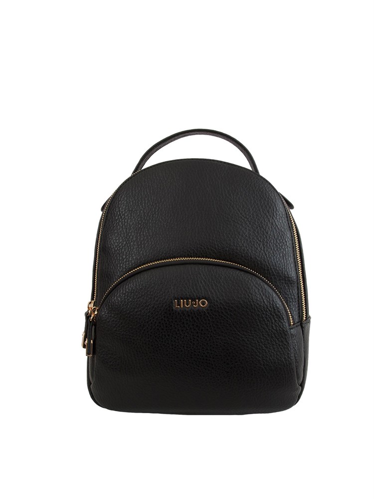 Zaino Liu Jo in ecopelle martellata nera