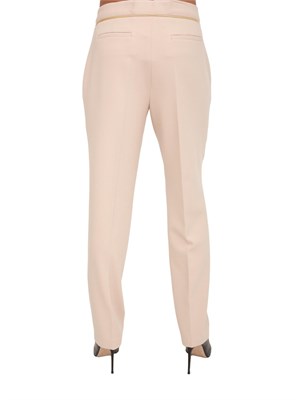 Pantaloni Blugirl in cady misto viscosa beige in DONNA