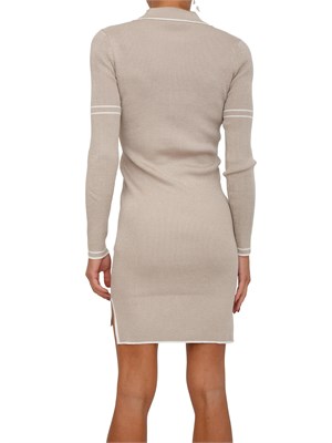 Abito Liu Jo in misto viscosa e lurex beige in DONNA