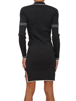 Abito Liu Jo in misto viscosa e lurex nero in DONNA