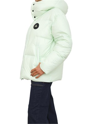Giubbino Peuterey per Tony Effe modello unisex in nylon lakkÈ verde in UOMO