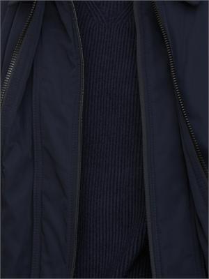 Giubbino Boss uomo in tessuto tecnico idrorepellente blu in UOMO
