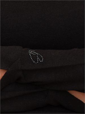Maglia Blugirl in viscosa nera in DONNA