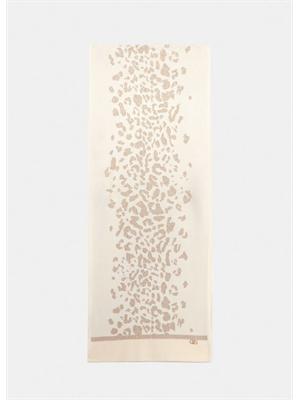 Sciarpa Liu Jo in viscosa e lurex avorio motivo animalier in DONNA