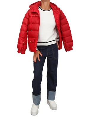 Maglia Liu Jo donna in misto seta bianca con dettagli a contrasto in DONNA