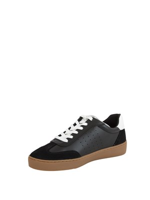 Sneaker Scotty Michael Michael Kors in pelle nera e suola gomma in DONNA