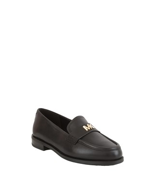 Mocassino Lex di Michael Michael Kors in pelle nera in DONNA