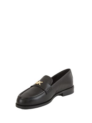Mocassino Lex di Michael Michael Kors in pelle nera in DONNA