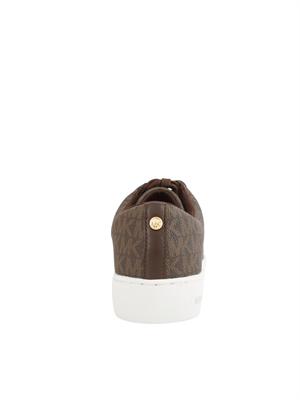 Sneakers Keaton di Michael Michael Kors in pelle marrone logo in DONNA