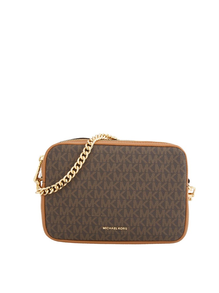 Borsa Bryant di Michael Michael Kors in pelle marrone logo