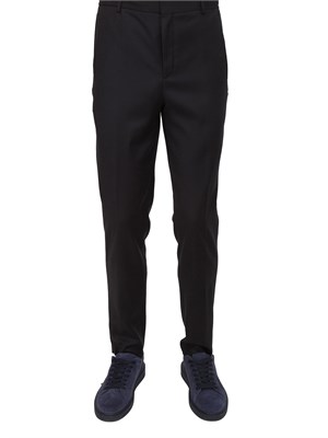 Pantaloni uomo Corneliani in lana blu in UOMO