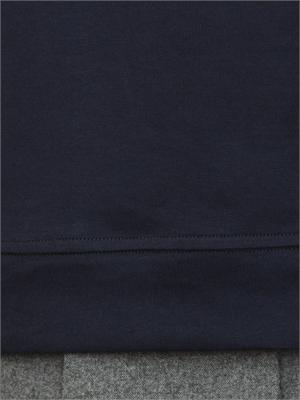 T-shirt girocollo Paolo Pecora in cotone blu in UOMO