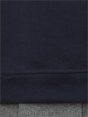 T-shirt girocollo Paolo Pecora in cotone blu in UOMO