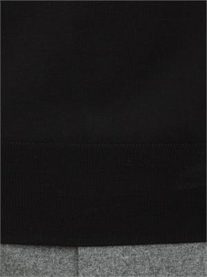 Maglia dolcevita Paolo Pecora in lana merino nera in UOMO
