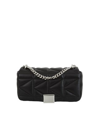 K.LAGERFELD Borsa K/Kuilt Karl Lagerfeld in pelle nera in DONNA