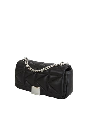 K.LAGERFELD Borsa K/Kuilt Karl Lagerfeld in pelle nera in DONNA