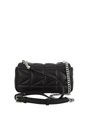 K.LAGERFELD Borsa K/Kuilt Karl Lagerfeld in pelle nera in DONNA