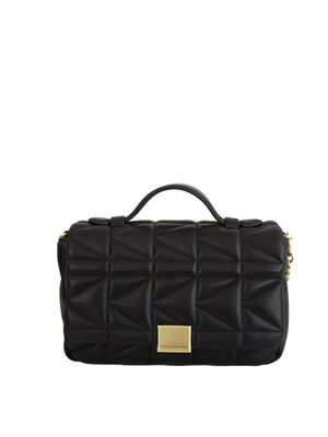 K.LAGERFELD Borsa K/Kuilt Karl Lagerfeld in pelle nera in DONNA