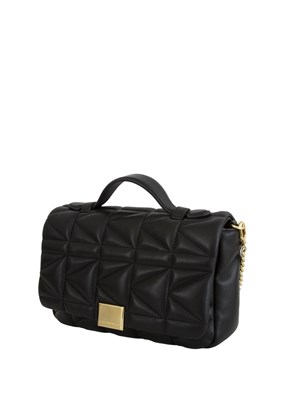 K.LAGERFELD Borsa K/Kuilt Karl Lagerfeld in pelle nera in DONNA